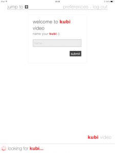 kubi video appをダウンロードしました。
